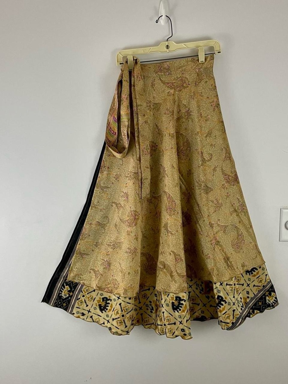 Reversible Wrap Maxi Skirts BINW611